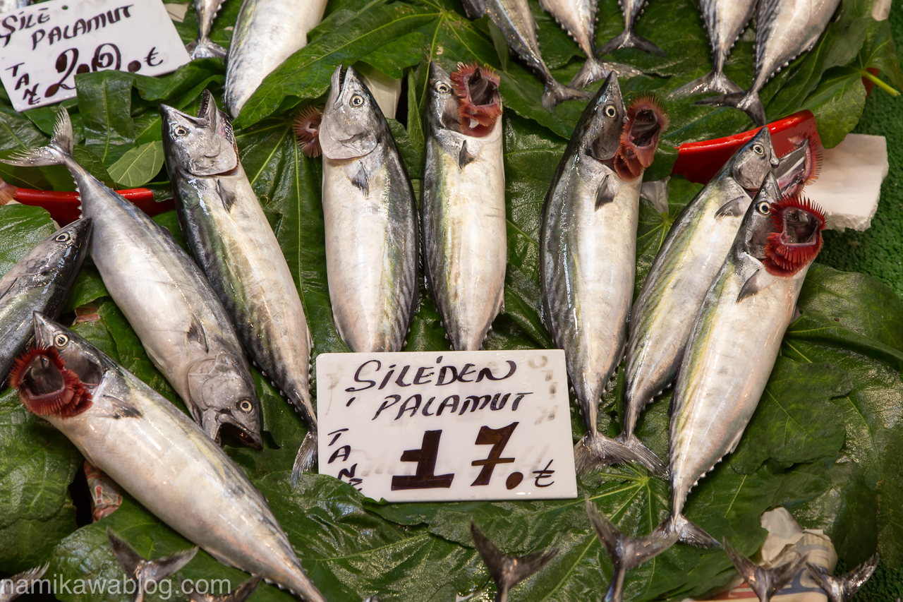 市場での魚のクローズアップフォト
