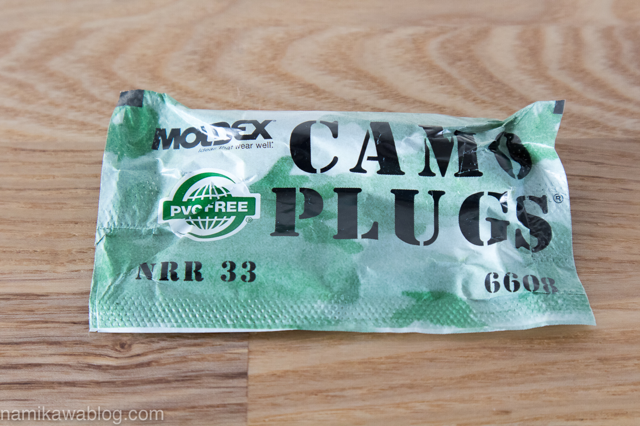 MOLDEX（モルデックス）#6608 Camoplugs（カモプラグ）パッケージ