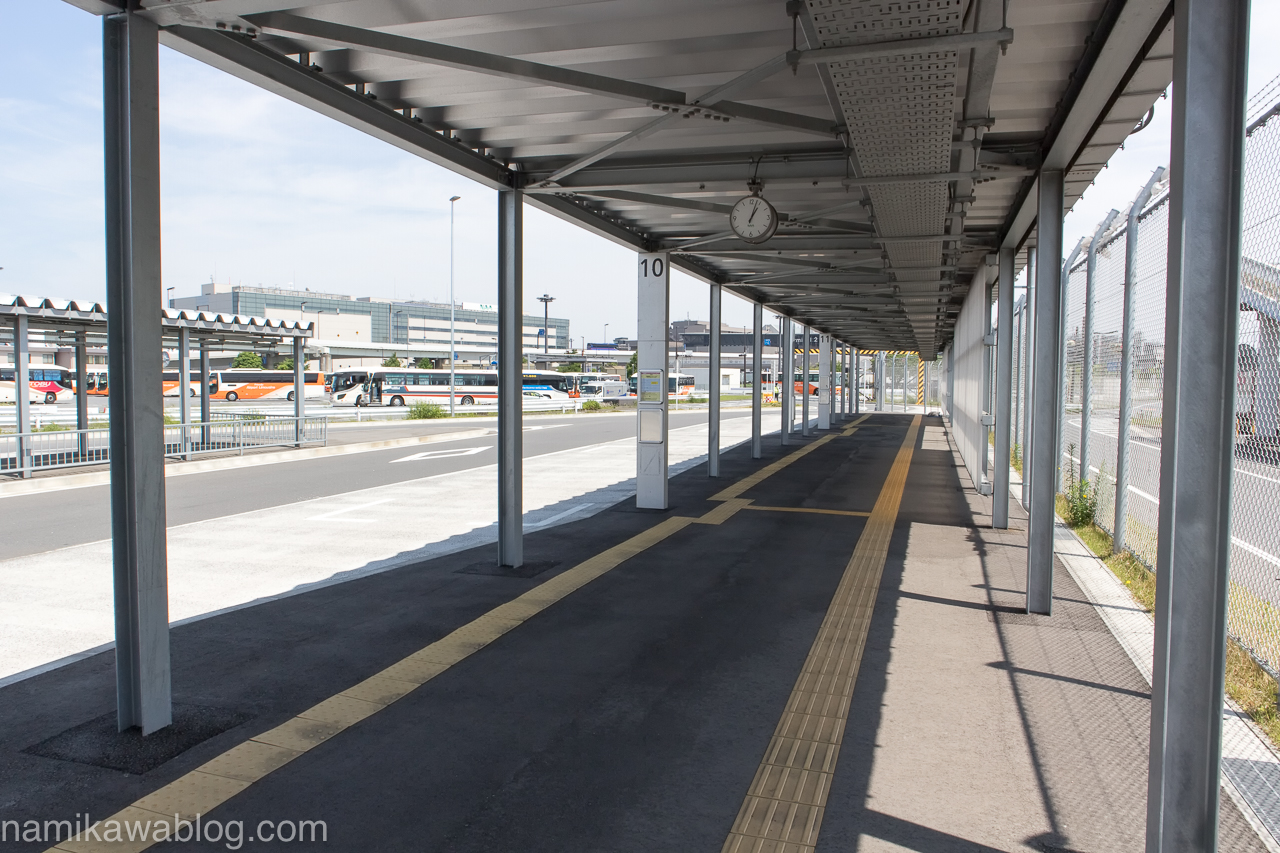成田空港第3ターミナル・10番バスのりば周辺